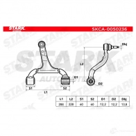 Рычаг STARK skca0050236 1437788010 YO 8CJ - Изображение 3