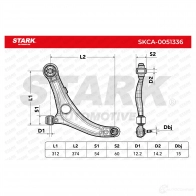 Рычаг STARK 3KA 5WD 1437787897 skca0051336 - Изображение 5