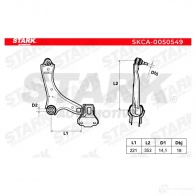 Рычаг STARK 1437790476 skca0050549 XB83 USE - Изображение 3