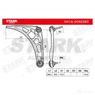 Рычаг STARK 9B6XC3 7 1437790612 skca0050383 - Изображение 4