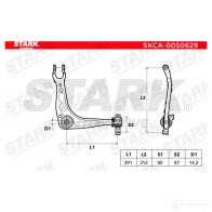 Рычаг STARK ZBFMM QH 1437791515 skca0050629 - Изображение 2
