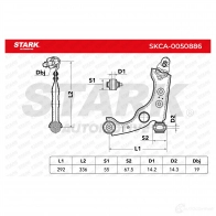 Рычаг STARK 1437791719 50QF AC skca0050886 - Изображение 6