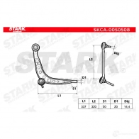 Рычаг STARK KFP3 DMH 1437793208 skca0050508 - Изображение 3