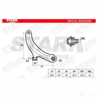 Рычаг STARK 1437790385 AAY QA skca0050161 - Изображение 2
