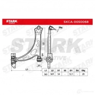 Рычаг STARK 8 3TXUY 1437792105 skca0050068 - Изображение 3