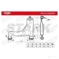 Рычаг STARK 1437793443 U8F8 AA skca0050151 - Изображение 7