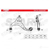 Рычаг STARK 1437792700 Z23J A skca0050181 - Изображение 2