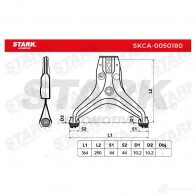 Рычаг STARK 1437790767 YM JDYX6 skca0050180 - Изображение 2