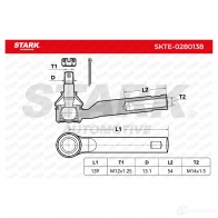 Рулевой наконечник STARK 1437748483 Y XUMBU skte0280138 - Изображение 4