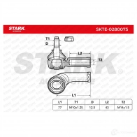 Рулевой наконечник STARK X1 VTC 1437748592 skte0280075 - Изображение 5