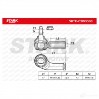 Рулевой наконечник STARK skte0280068 1437748587 GMQAS X - Изображение 5