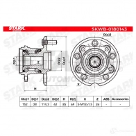 Подшипник ступицы колеса, комплект STARK skwb0180143 60 W1NS 1438019157 - Изображение 3