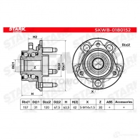 Подшипник ступицы колеса, комплект STARK skwb0180152 CT4 G1W 1438019124 - Изображение 6