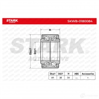 Подшипник ступицы колеса, комплект STARK CRKKO 4D skwb0180084 1438018667 - Изображение 6