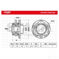 Подшипник ступицы колеса, комплект STARK skwb0180228 MDM 2IK 1438019287 - Изображение 3