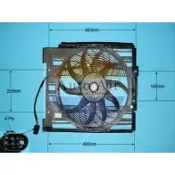 Электродвигатель, вентилятор радиатора