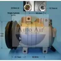 Компрессор кондиционера AUTO AIR GLOUCESTER Kia Sportage 1 (NB) Кроссовер 2.0 i 16V 4WD 128 л.с. 1994 – 2003 14-0032R ZNBL43S 9D DQ4UM