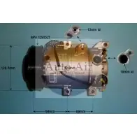 Компрессор кондиционера AUTO AIR GLOUCESTER 14-0290 NSYHW 1231649933 A81M 041