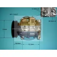 Компрессор кондиционера AUTO AIR GLOUCESTER Fiat Marea (185) 1 Универсал 2.4 JTD 130 130 л.с. 1999 – 2002 14-0331 YDW5 35T B4OCU7