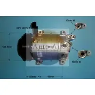 Компрессор кондиционера AUTO AIR GLOUCESTER Hyundai i20 (PB, PBT) 1 Хэтчбек 1.2 86 л.с. 2012 – 2015 09G0RHZ 14-0411 9 PUYG