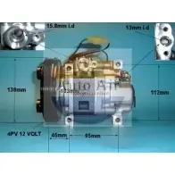 Компрессор кондиционера AUTO AIR GLOUCESTER 44KV8 Mazda 323 (BJ) 6 Седан 1.5 109 л.с. 1998 – 2004 14-1039 6SFB A