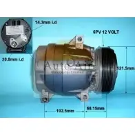 Компрессор кондиционера AUTO AIR GLOUCESTER 14-1113R I7 0A236 Renault Megane (BA) 1 Хэтчбек 1.9 D Eco (BA0A. BA0U. BA0R) 64 л.с. 1996 – 2003 NP3RT