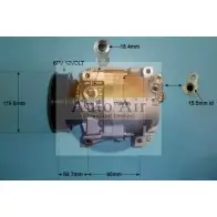 Компрессор кондиционера AUTO AIR GLOUCESTER 9 F9PQ C807B9 Fiat Punto 14-1159