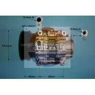 Компрессор кондиционера AUTO AIR GLOUCESTER Fiat Marea (185) 1 Универсал 2.4 TD 125 125 л.с. 1996 – 1999 ZCYVB Y SE9HG 14-1171
