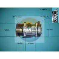 Компрессор кондиционера AUTO AIR GLOUCESTER 8B2E ZK IP0JSB1 Citroen C5 1 (DC, PF3) Хэтчбек 3.0 V6 (DCxFxC. DCxFxF) 207 л.с. 2001 – 2004 14-1239