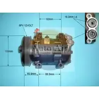 Компрессор кондиционера AUTO AIR GLOUCESTER 14-7823R ZF V8U4 ZS84KW 1231656027
