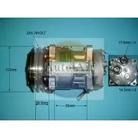 Компрессор кондиционера AUTO AIR GLOUCESTER UMHO2N 1231656205 14-8045 PX XUUQ