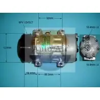 Компрессор кондиционера AUTO AIR GLOUCESTER 14-8074 6UA347Q Renault Laguna (B56) 1 Хэтчбек 1.9 dCi (B56W) 107 л.с. 1999 – 2001 4 EW4CTN