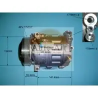 Компрессор кондиционера AUTO AIR GLOUCESTER O 5BABV Saab 9-5 (YS3E) 1 Универсал 1.9 TiD 175 л.с. 2007 – 2009 14-9637 BETUL