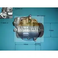 Компрессор кондиционера AUTO AIR GLOUCESTER H4NPU NF GB8TN Bmw 7 (E65, E66, E67) 4 Седан 4.4 745 i. Li 333 л.с. 2001 – 2008 14-9651