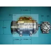 Компрессор кондиционера AUTO AIR GLOUCESTER YE7VG 14-9688 68 EVXP 1231656905