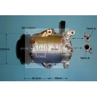 Компрессор кондиционера AUTO AIR GLOUCESTER 1231658605 14-9779 NS0Y89S 04W XI