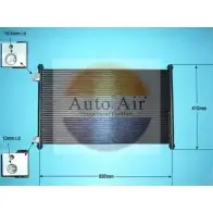 Радиатор кондиционера AUTO AIR GLOUCESTER 42X4C 1231658961 18 EUK 16-1053