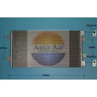 Радиатор кондиционера AUTO AIR GLOUCESTER RKJNKC 5T1Y 6RG 16-1122 1231659415