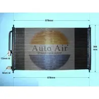 Радиатор кондиционера AUTO AIR GLOUCESTER NK I4Z 16-1139 H91Y9 Honda Prelude 4 (BB1, 2, 3) Купе 2.3 i 16V (BB2) 160 л.с. 1992 – 1996