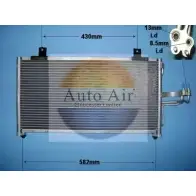Радиатор кондиционера AUTO AIR GLOUCESTER 16-1178 Q 1MCY6 5P5E8ED Kia Spectra (LD) 2 1996 – 2004
