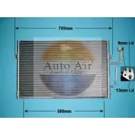 Радиатор кондиционера AUTO AIR GLOUCESTER ZYZC7TO NBX 4P 16-1216 1231659947