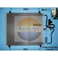 Радиатор кондиционера AUTO AIR GLOUCESTER 7Z8QB5 16-1266 Renault Safrane (B54) 2 Хэтчбек 3.0 V6 (B54M) 167 л.с. 1996 – 2000 W P2F4