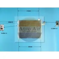 Радиатор кондиционера AUTO AIR GLOUCESTER 16-1317 C97LNH ZOX0 M 1231660411
