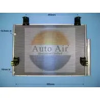 Радиатор кондиционера AUTO AIR GLOUCESTER CB9ISR TST 92 16-1357 1231660639