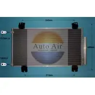 Радиатор кондиционера AUTO AIR GLOUCESTER 16-1384 Honda Accord 8 (CW) Универсал 2.2 i DTEC (CW3) 180 л.с. 2008 – 2025 FWPT5J WW95 NOY