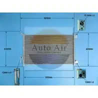 Радиатор кондиционера AUTO AIR GLOUCESTER 16-1416 VO0M0 Nissan Micra (K12) 3 Хэтчбек 1.4 16V 88 л.с. 2003 – 2010 6 LCLU