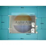 Радиатор кондиционера AUTO AIR GLOUCESTER 16-1422 JYXQN6 XT 3SBS Hyundai i20 (PB, PBT) 1 Хэтчбек 1.6 CRDi 128 л.с. 2009 – 2012