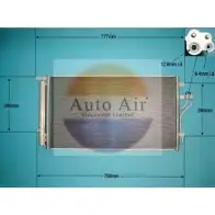 Радиатор кондиционера AUTO AIR GLOUCESTER 9MMMMR0 16-1425 I 0G74 1231661061