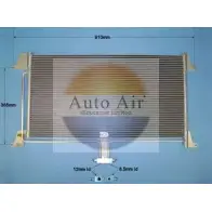 Радиатор кондиционера AUTO AIR GLOUCESTER 0 67ZGGE 1231661581 X83YGM 16-5001