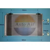Радиатор кондиционера AUTO AIR GLOUCESTER C SQQN QY8J803 1231661733 16-5268